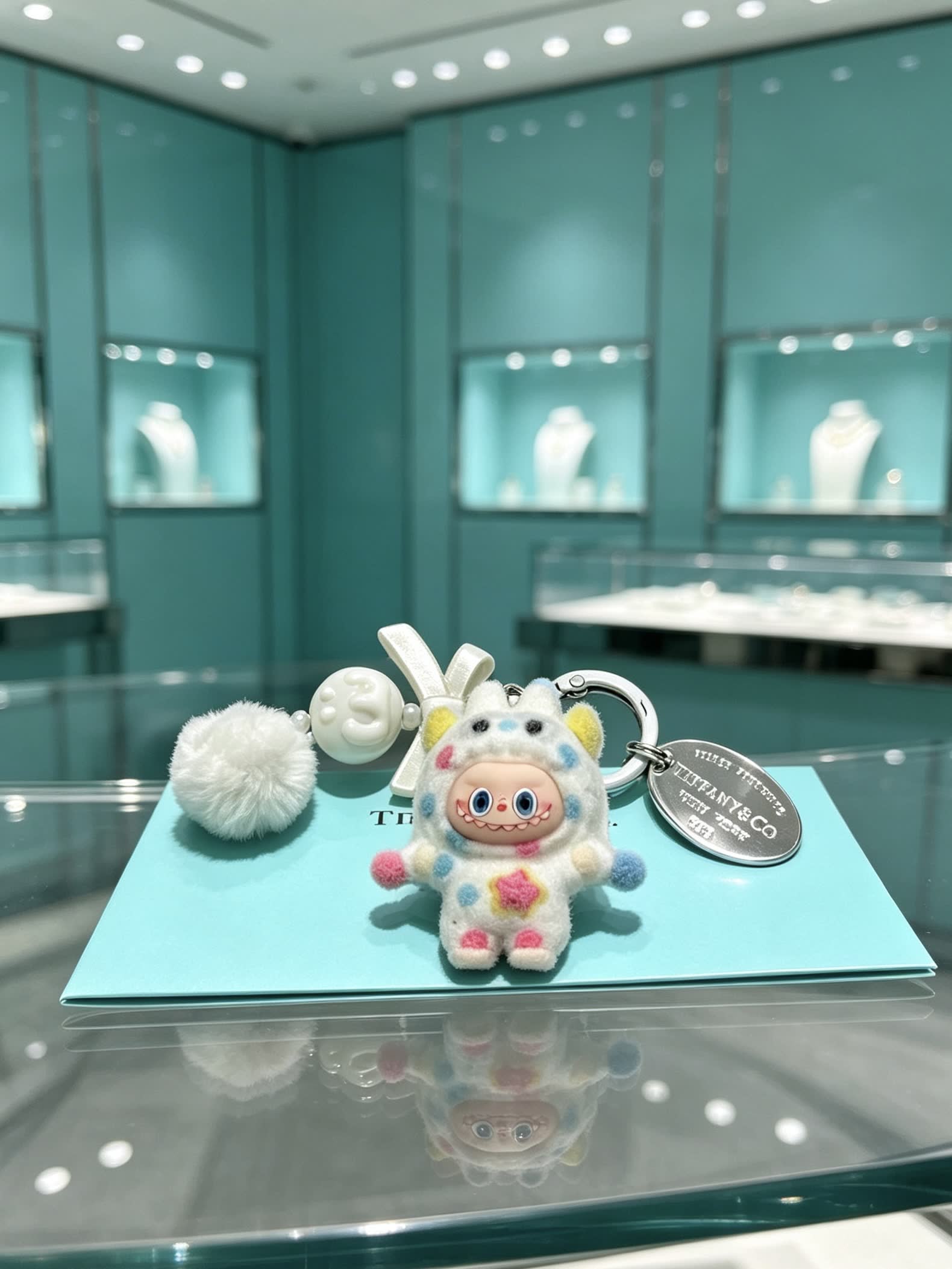 Tiffany & Co. Keychain - Cartoon Character Design